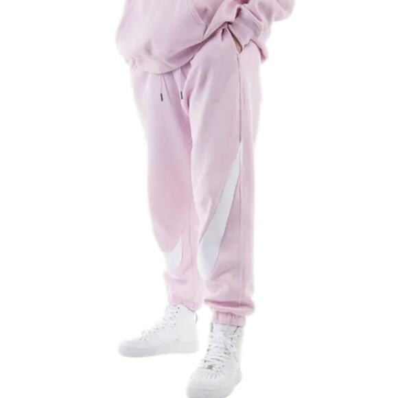Nike Women's cozy Swoosh Fleece Joggers Regal Pink White plus size 3X new! - Picture 3 of 9